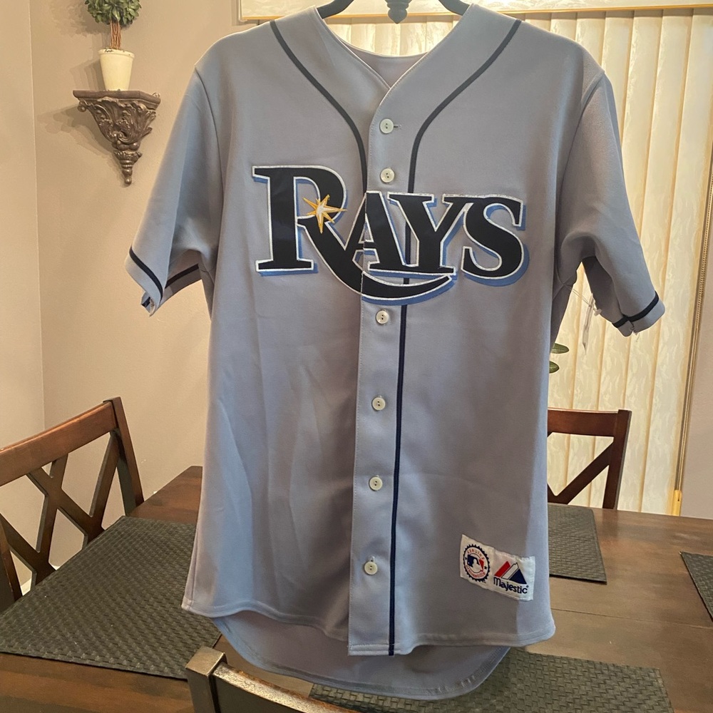 Vintage genuine majestic Tampa bay rays baseball jersey